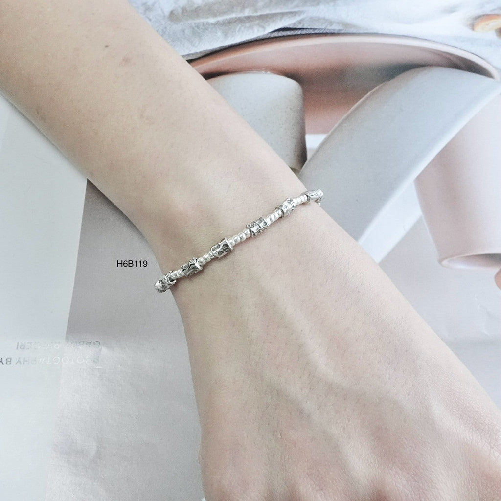 This 98% silver bracelet looks even better in person.