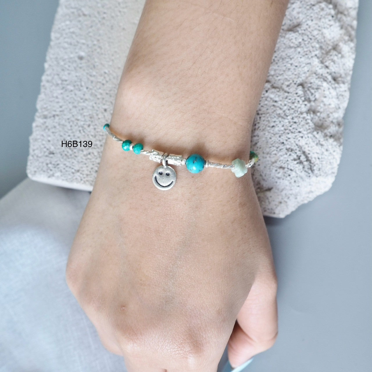 Upgrade your look instantly with this silver bracelet.