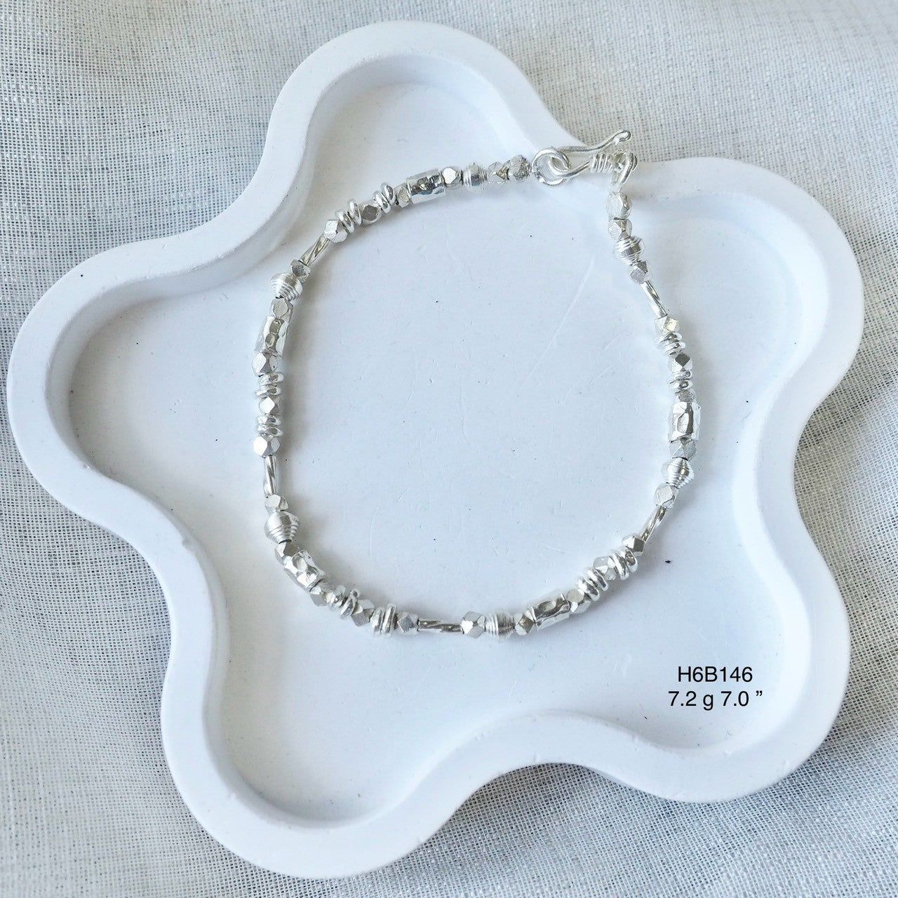 Obsessed with this 98% silver bracelet.