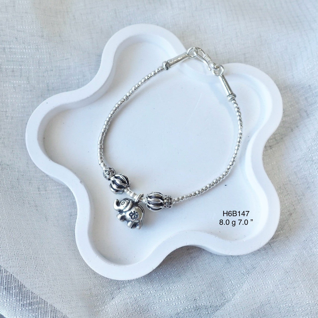 Your wrist deserves this silver bracelet.