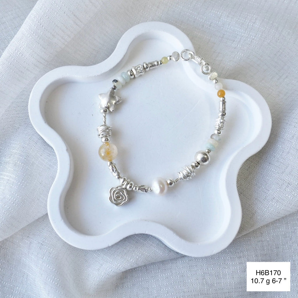 Elevate your wrist game with this unique Thai silver bracelet.
