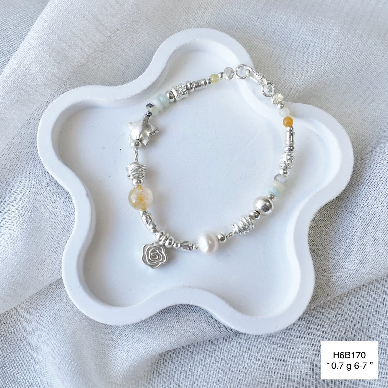 Elevate your wrist game with this unique Thai silver bracelet.