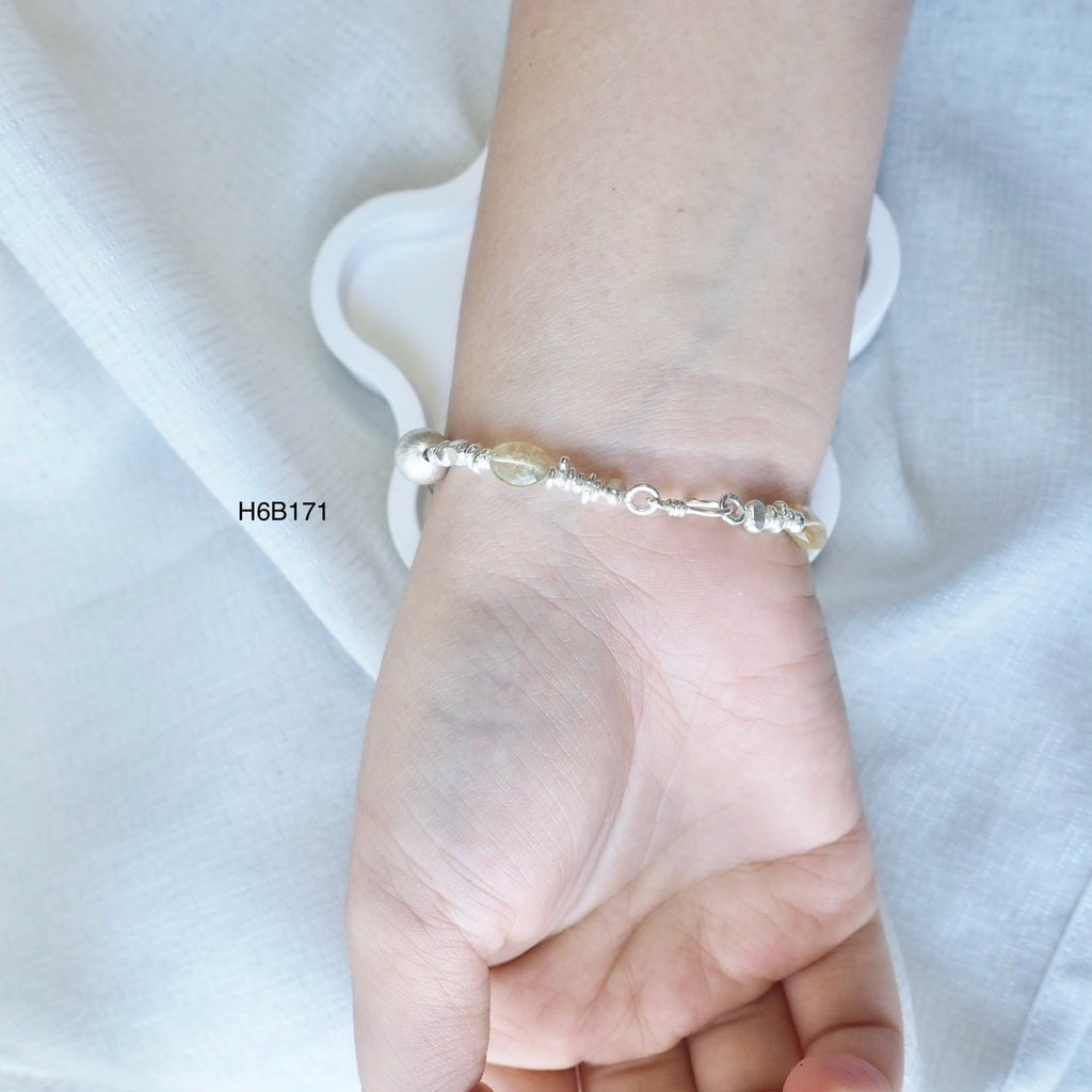 Pure 98% silver, crafted by hand. This bracelet is a must-have.