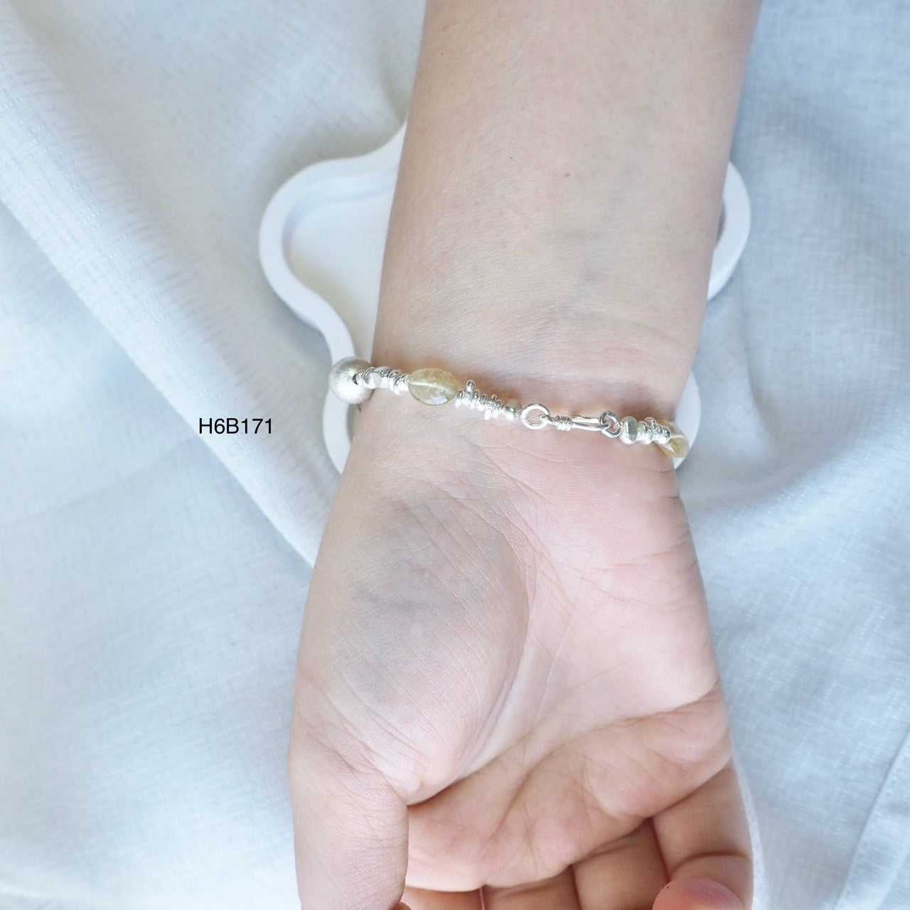 Pure 98% silver, crafted by hand. This bracelet is a must-have.