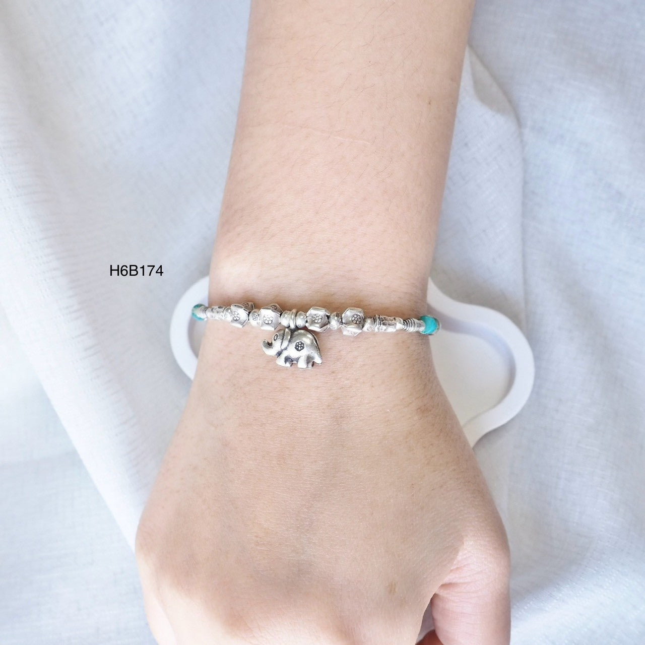 The perfect gift: a beautiful, handmade Thai silver bracelet.