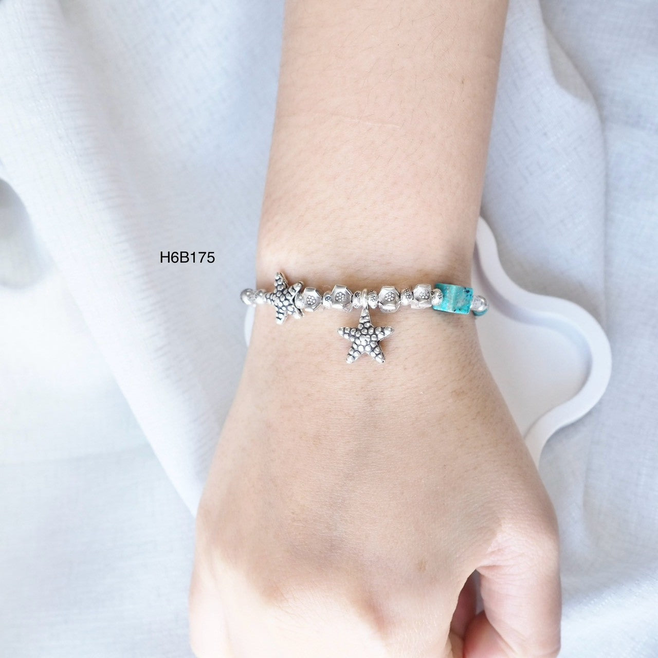 Timeless beauty. Shop our handmade 98% silver bracelet now.