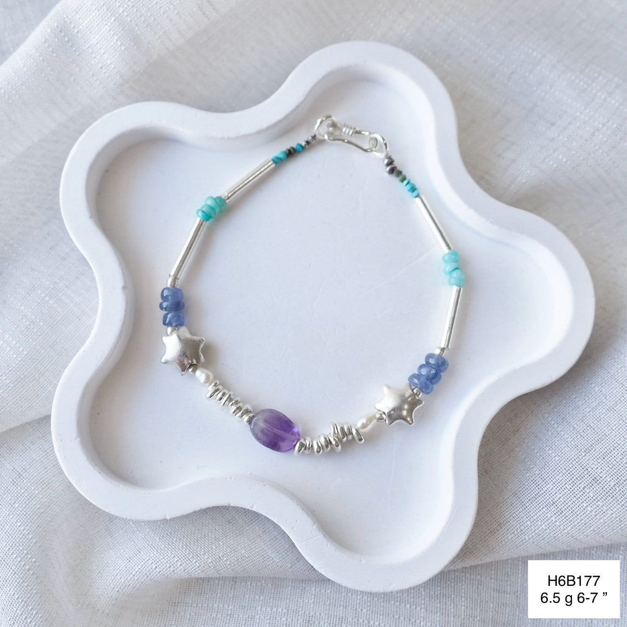 Every handmade bracelet tells a unique story of Thai tradition.
