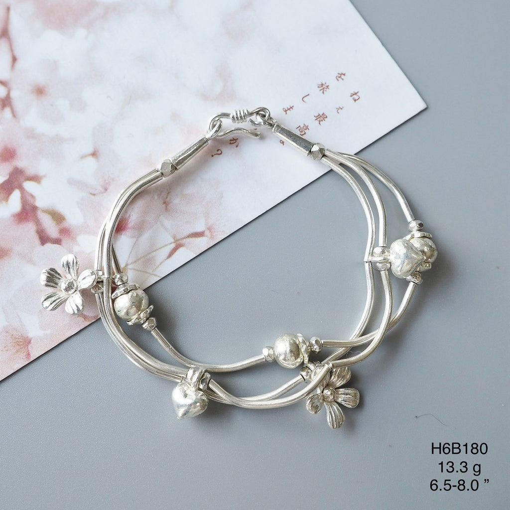 98% pure Thai silver. More than a bracelet, it’s wearable art.