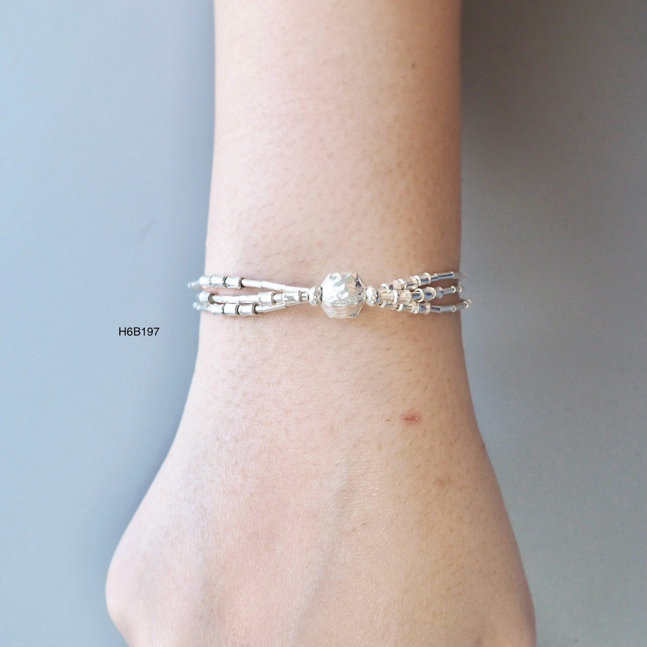 Simple, pure, and handmade. The ultimate daily silver bracelet.