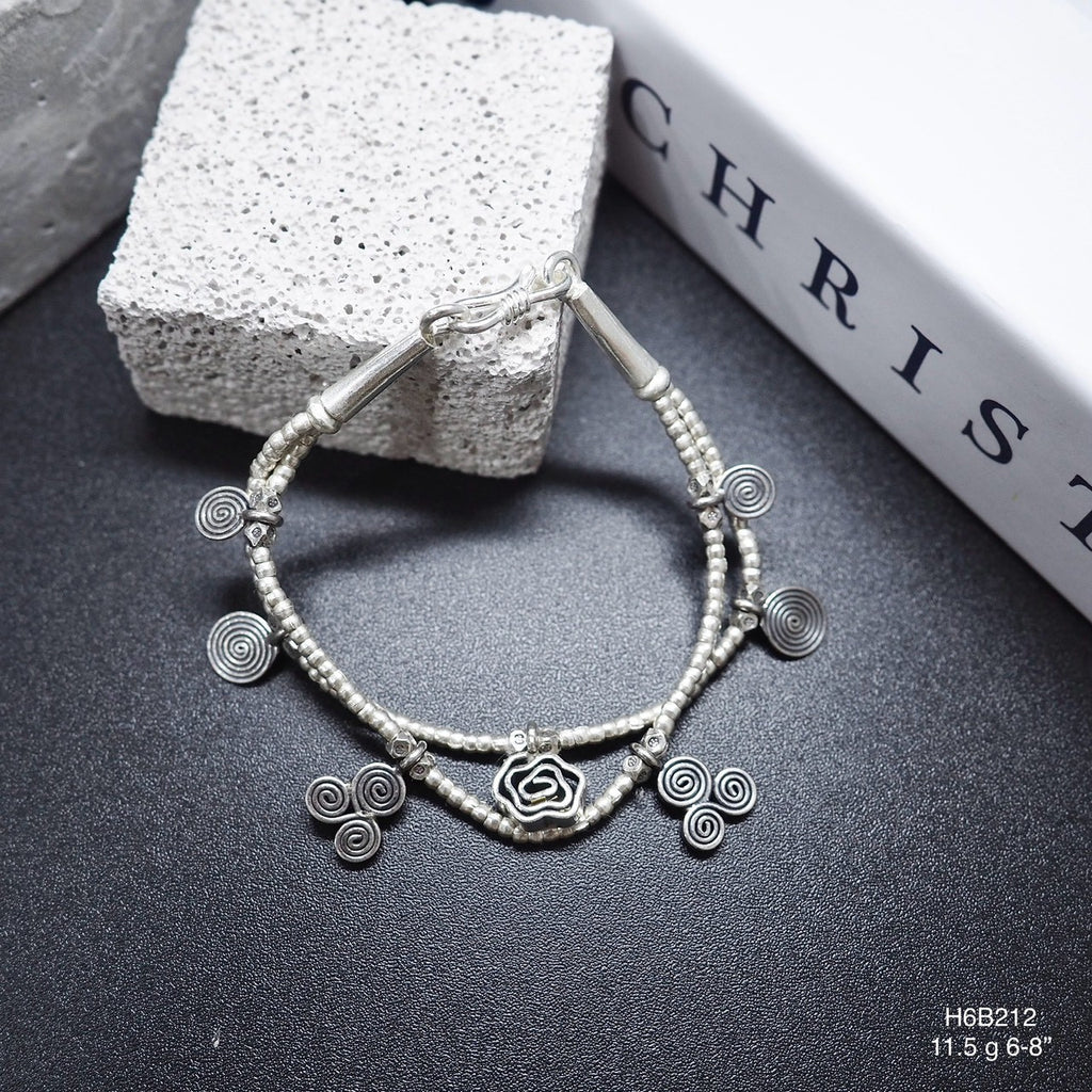 Selling fast! Get your hands on this 98% pure silver bracelet.
