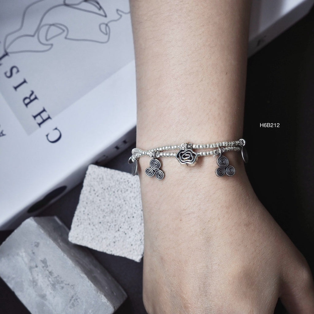 Selling fast! Get your hands on this 98% pure silver bracelet.