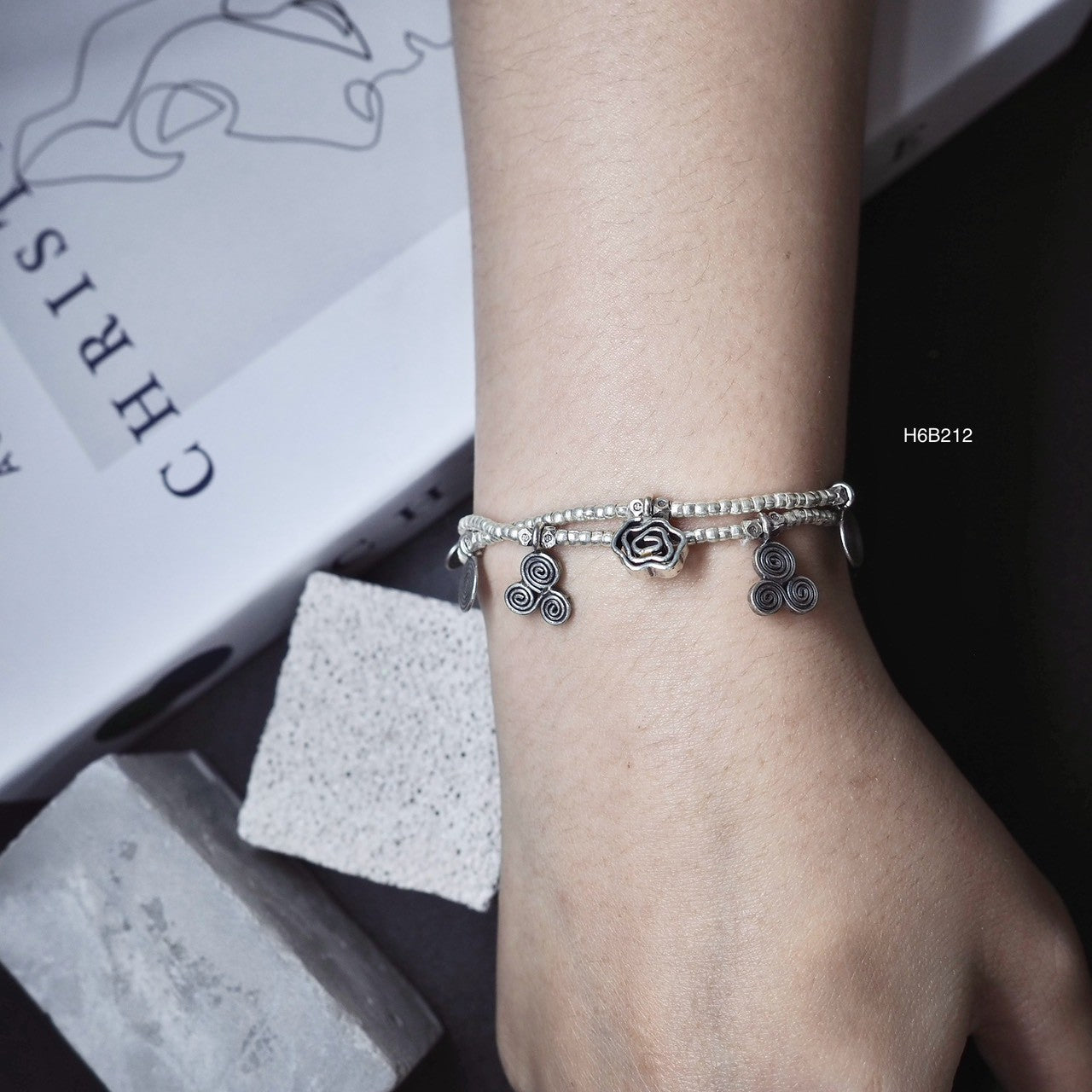 Selling fast! Get your hands on this 98% pure silver bracelet.