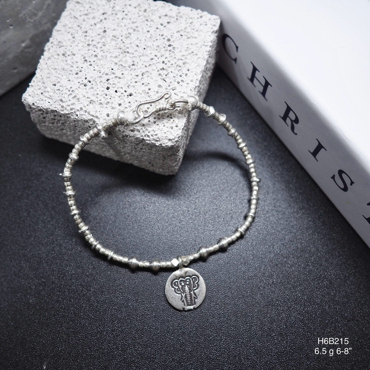 Treat your wrist to a premium 98% pure silver bracelet.