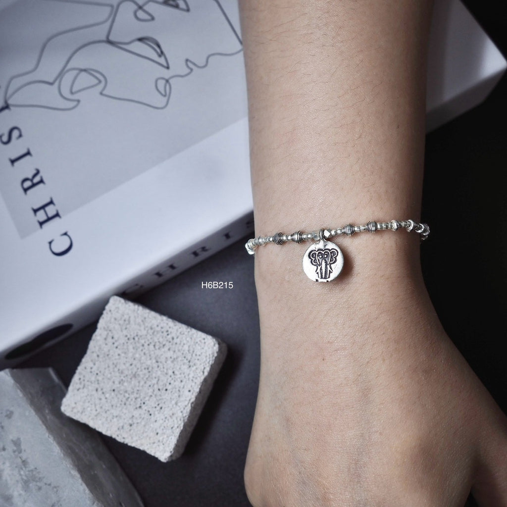 Treat your wrist to a premium 98% pure silver bracelet.