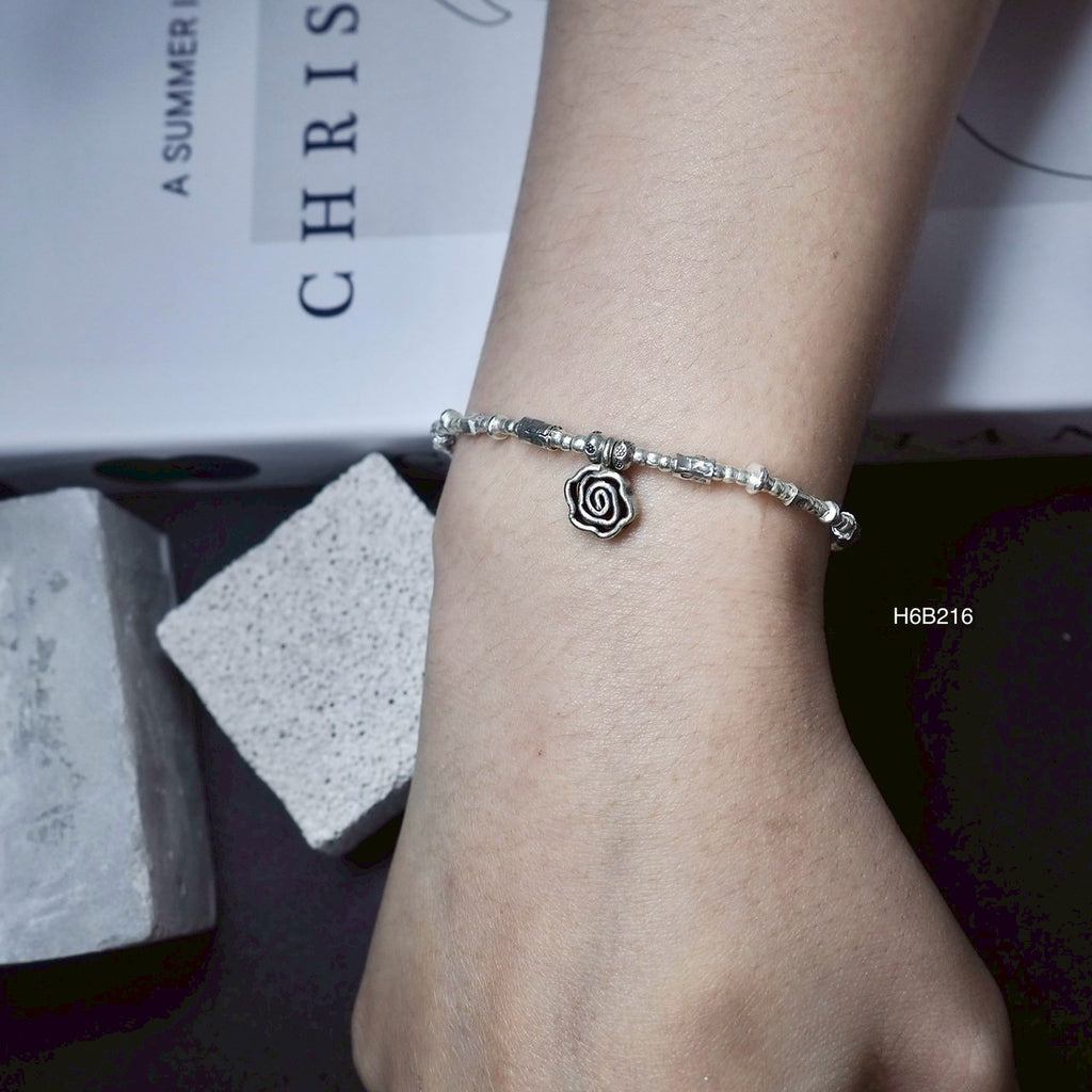 Your jewelry box is missing this handmade Thai silver bracelet.