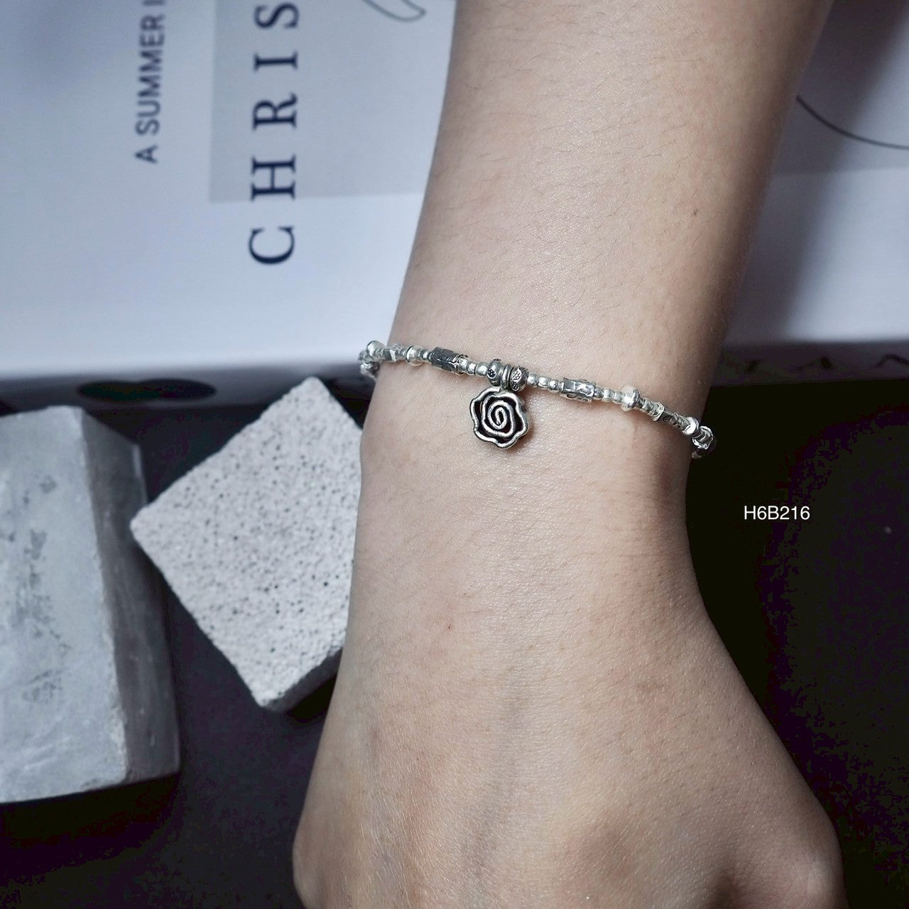 Your jewelry box is missing this handmade Thai silver bracelet.