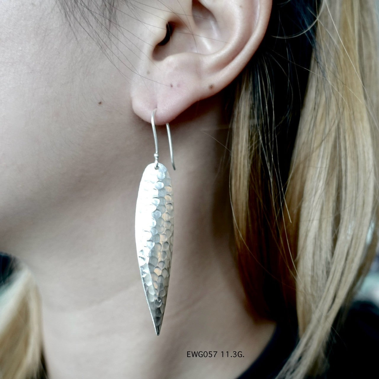 Soft, silver, stunning. Silver earrings.