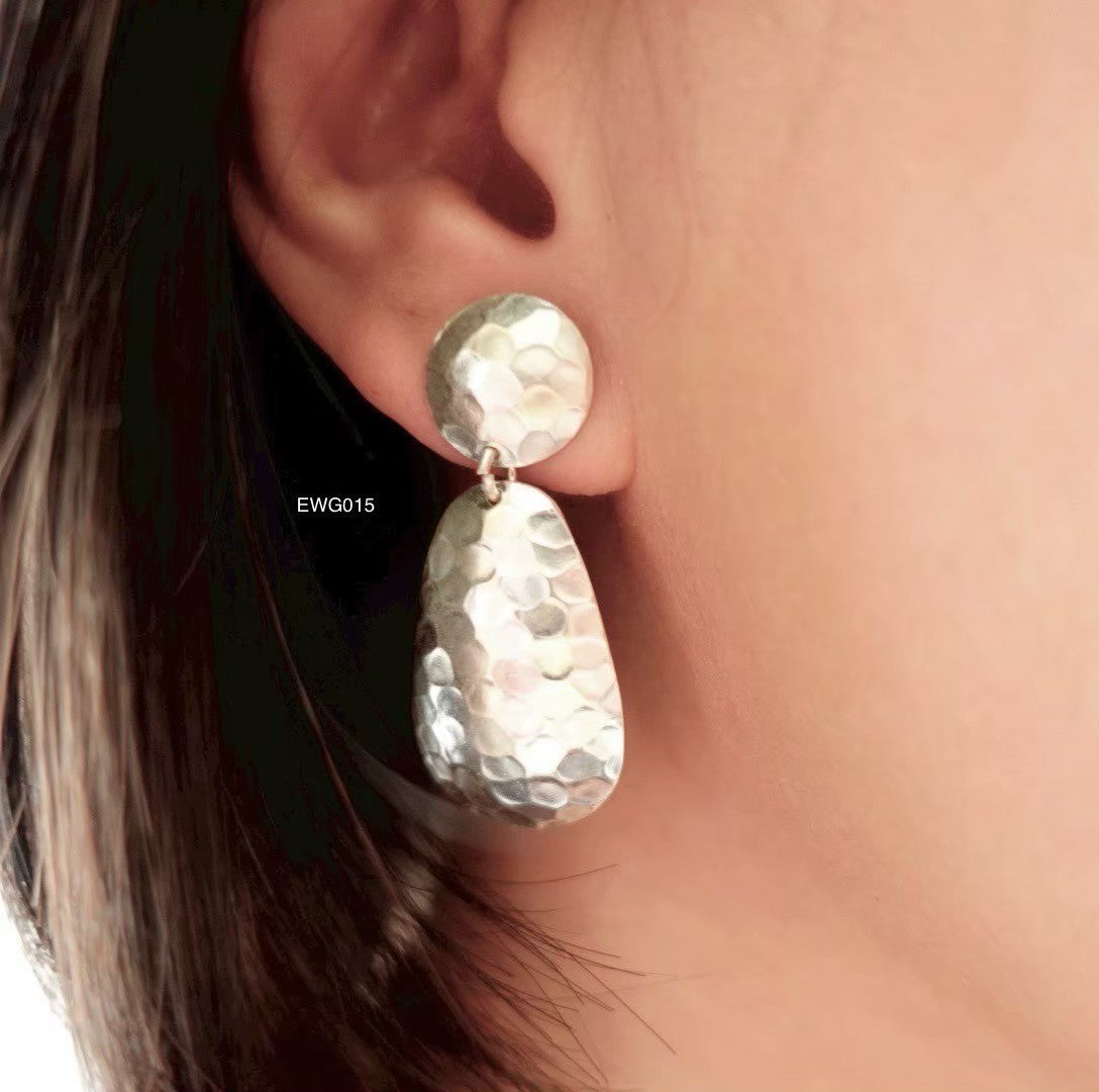 Pure silver. Pure tradition. Silver Earrings. handmade silver jewelry Thailand