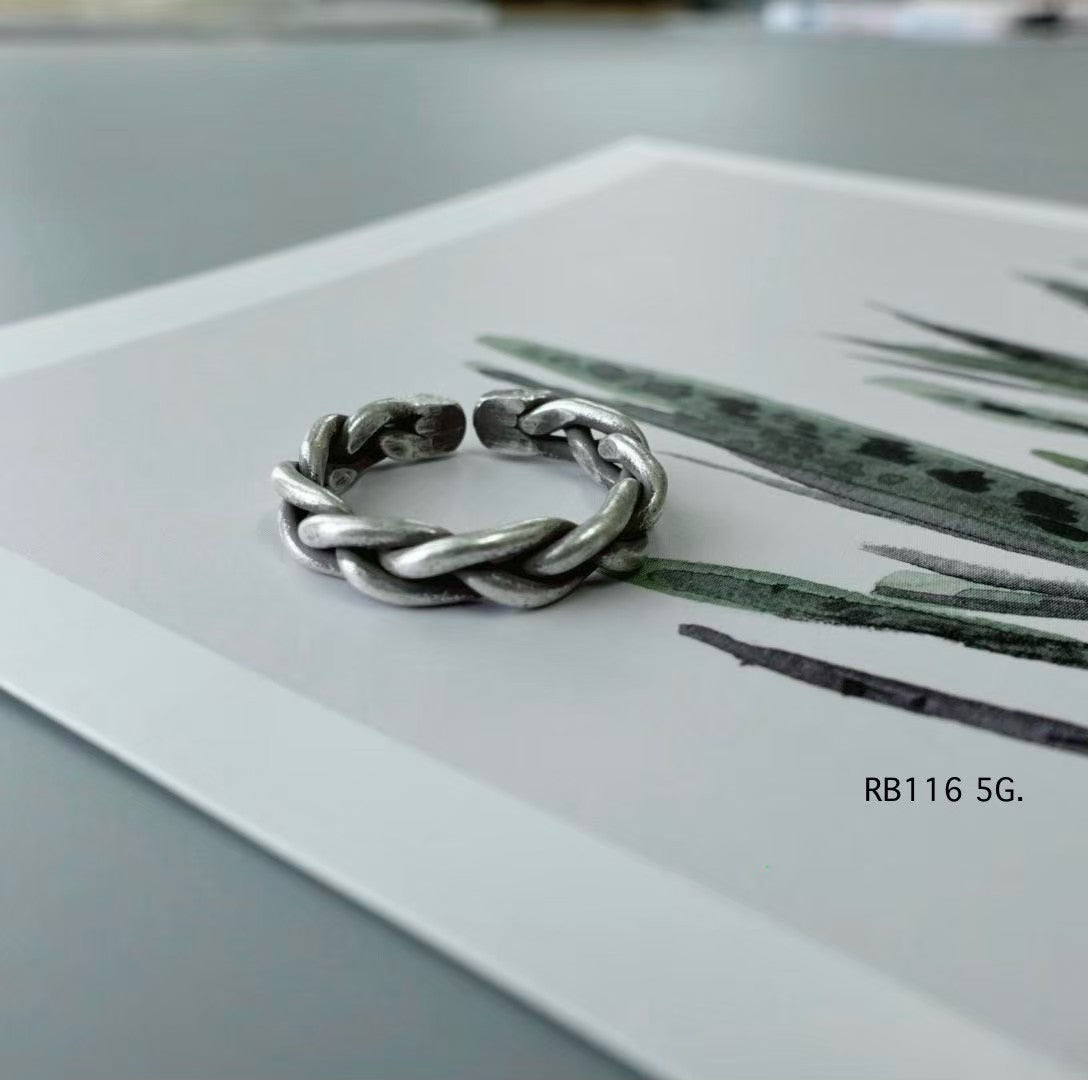 Crafted with care, 98-99% pure silver. Silver Ring. handmade silver jewelry Thailand