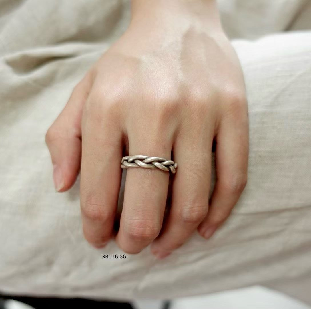 Crafted with care, 98-99% pure silver. Silver Ring. handmade silver jewelry Thailand