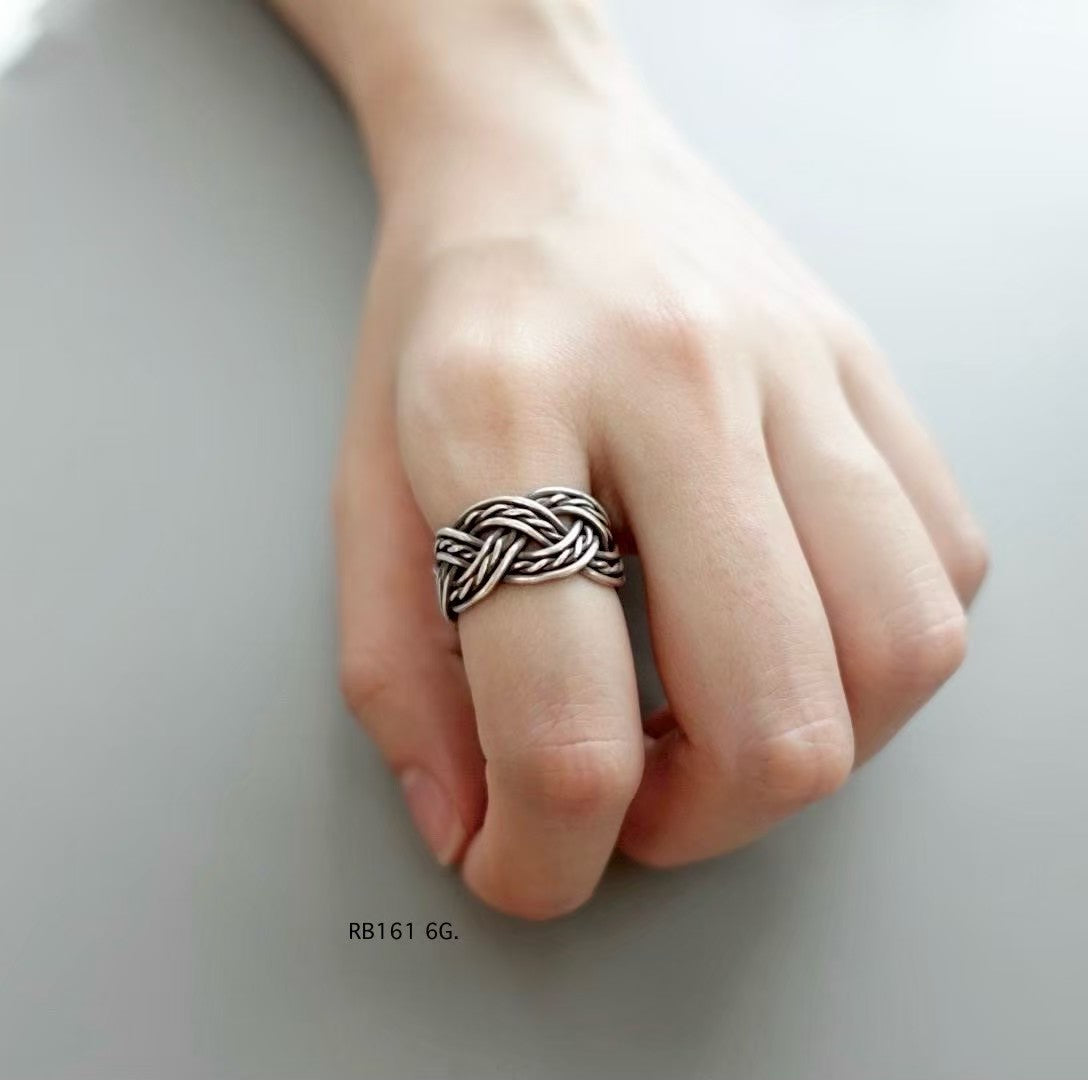 Silver ring. Wear love on your finger.