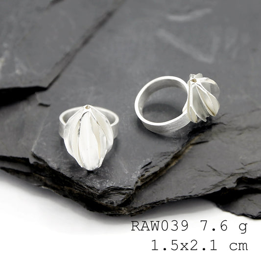 The perfect accessory silver ring.