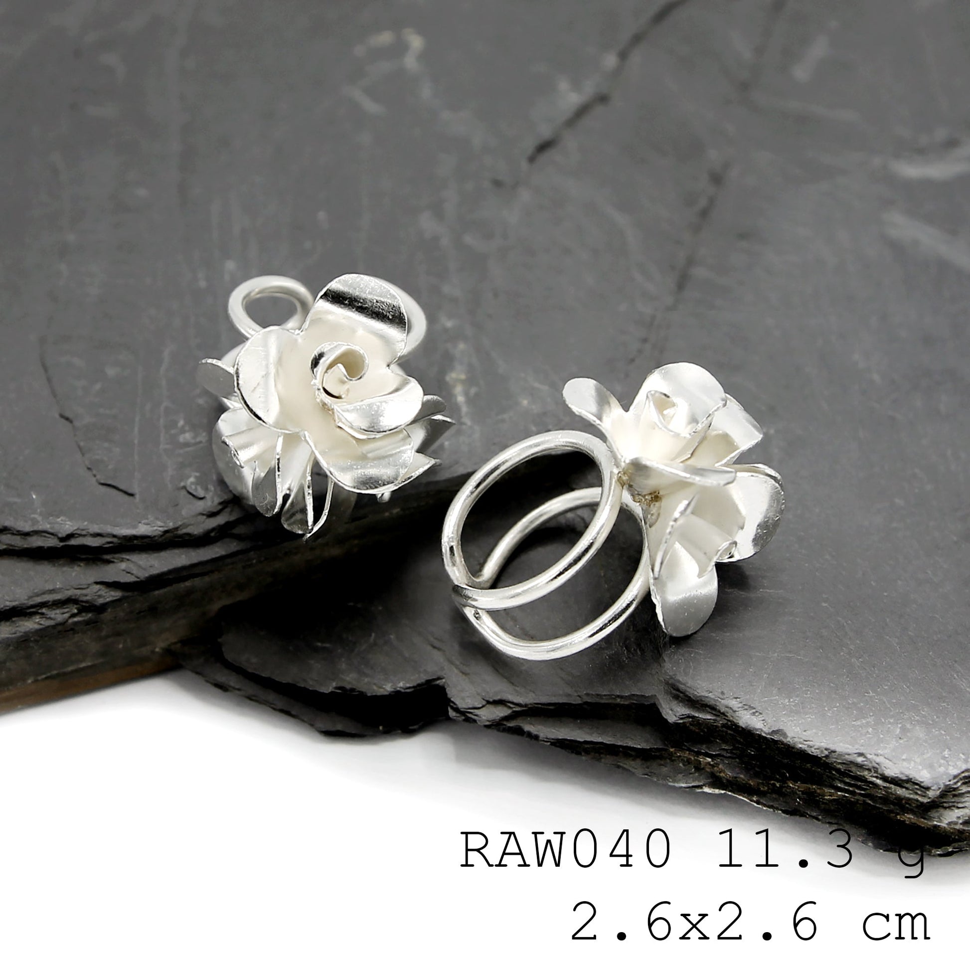 Love this bespoke silver ring.