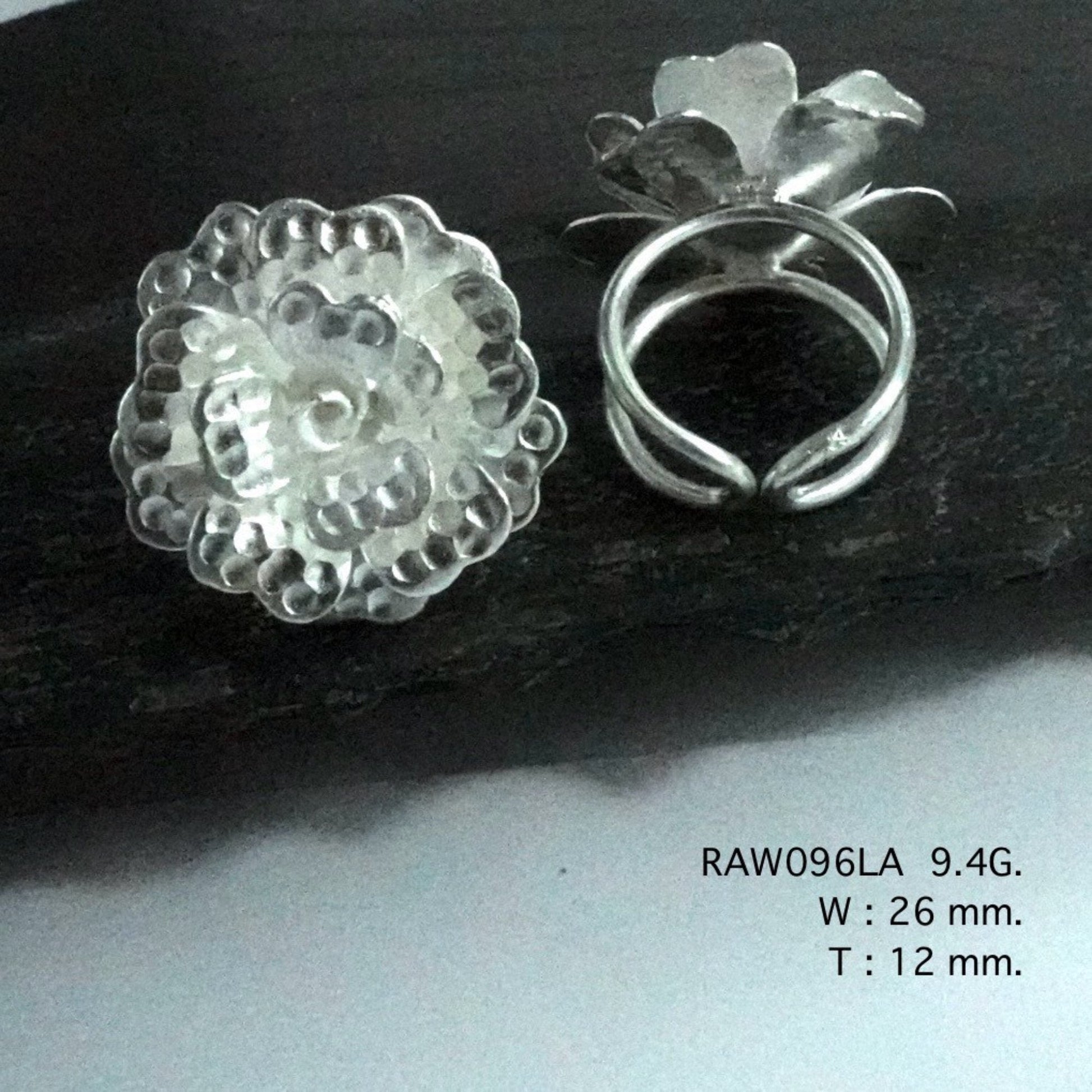 Handmade, heartmade silver ring.