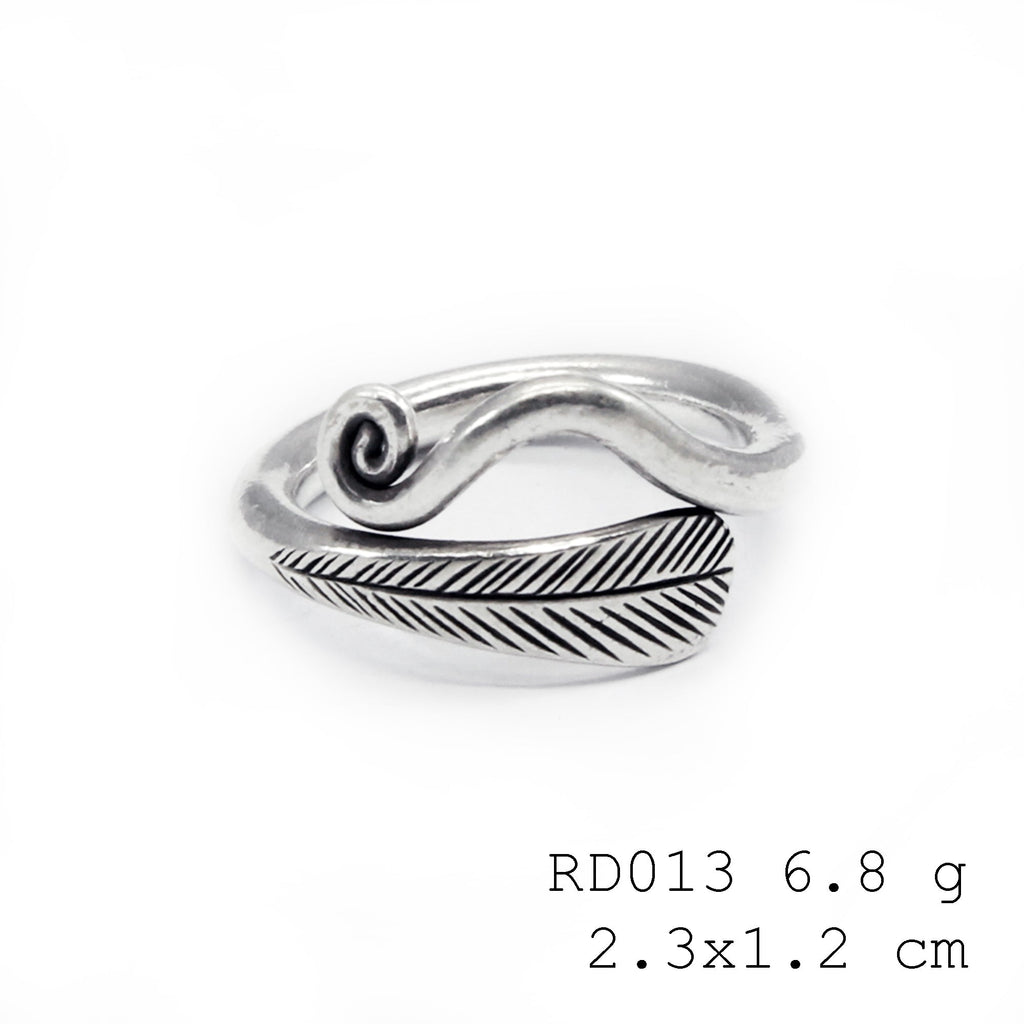Slow pace, fast fashion. Unique silver ring.