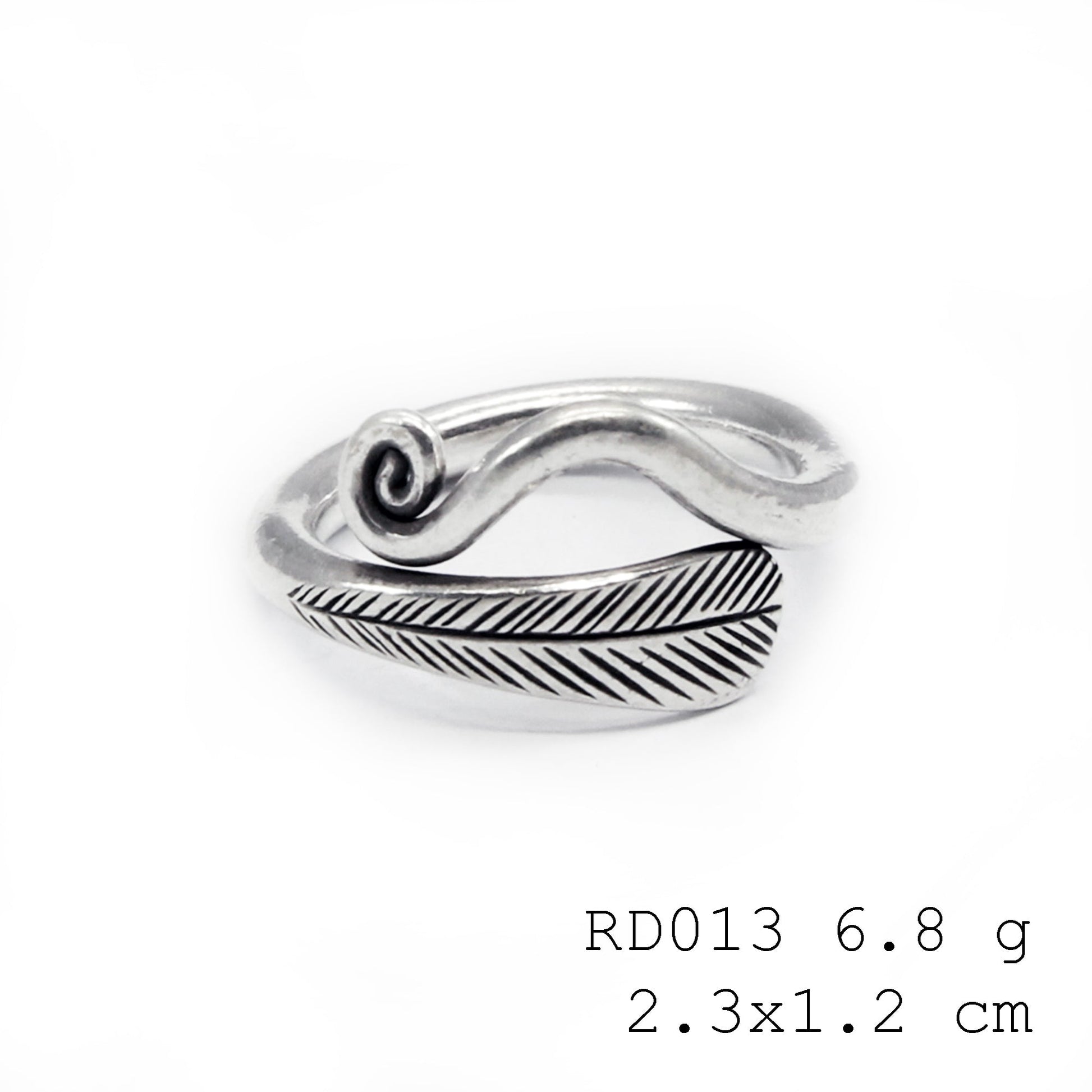Slow pace, fast fashion. Unique silver ring.