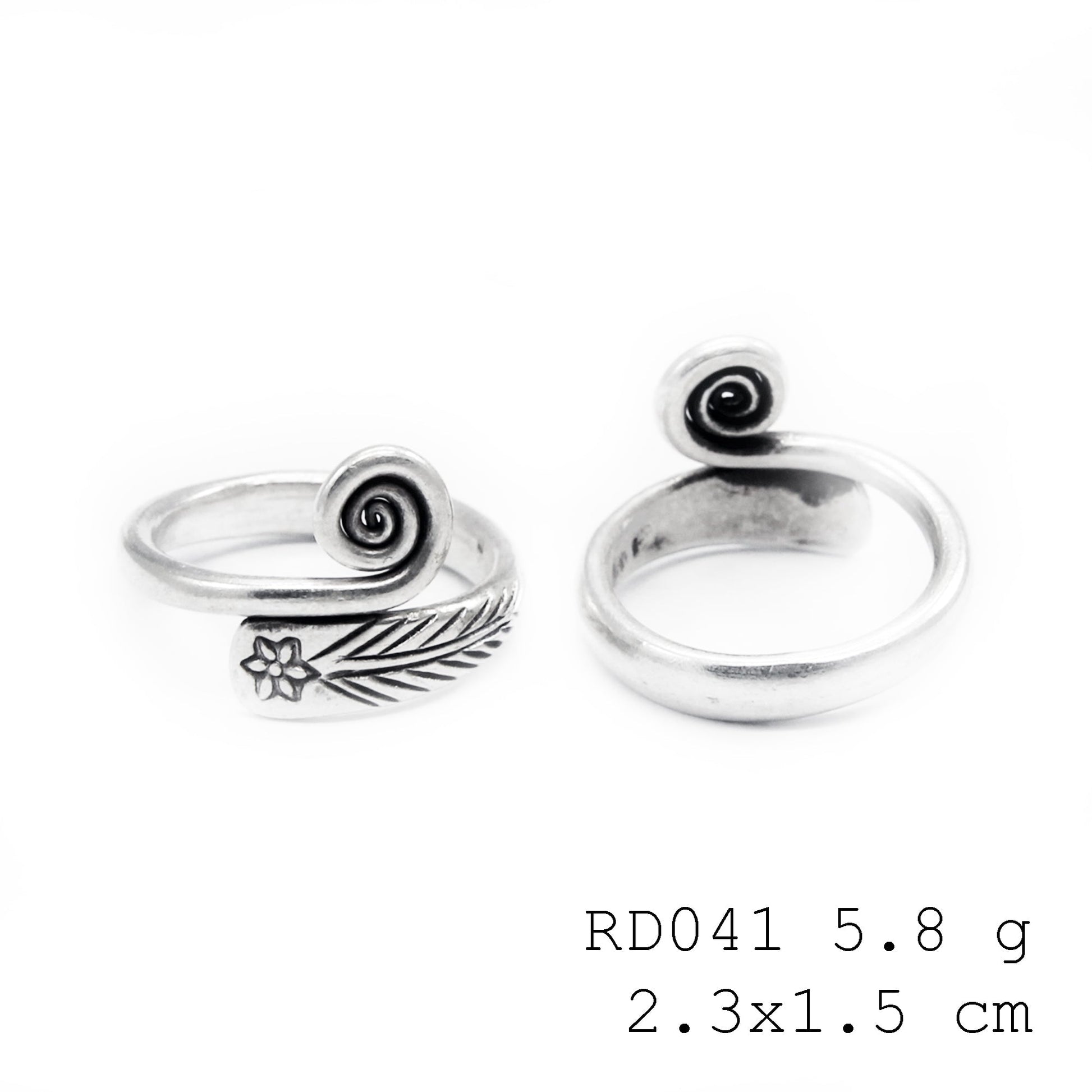 Wear the contrast. Handmade silver ring.