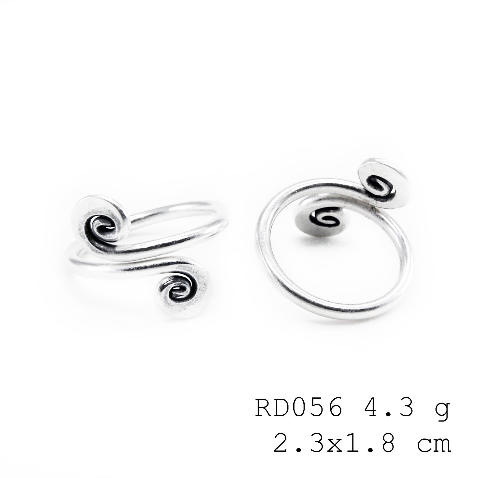 Artisan crafted, wild design. Unique silver ring.