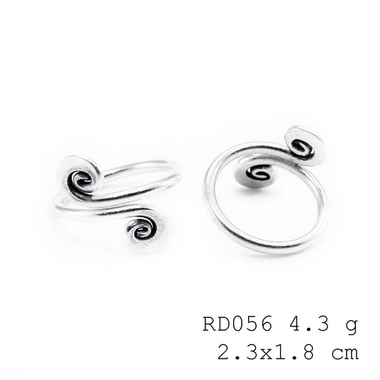 Artisan crafted, wild design. Unique silver ring.