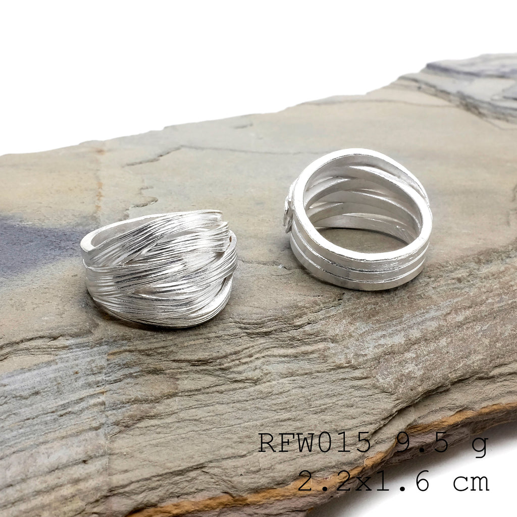 Elevate your style with a touch of fantasy. Introducing the stunning, handmade White Knight silver ring.