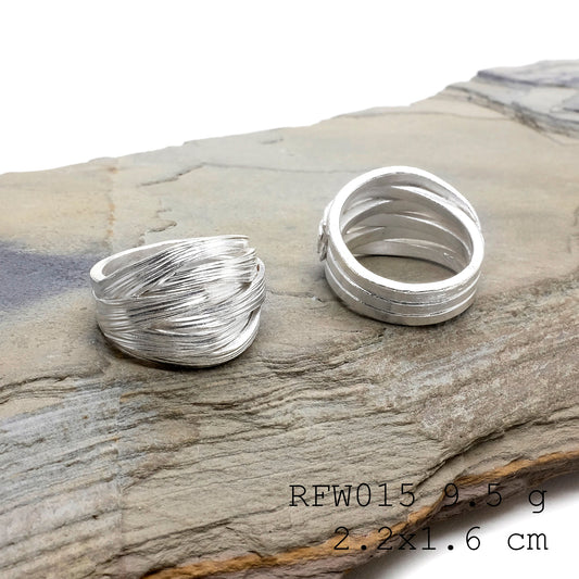 Elevate your style with a touch of fantasy. Introducing the stunning, handmade White Knight silver ring.