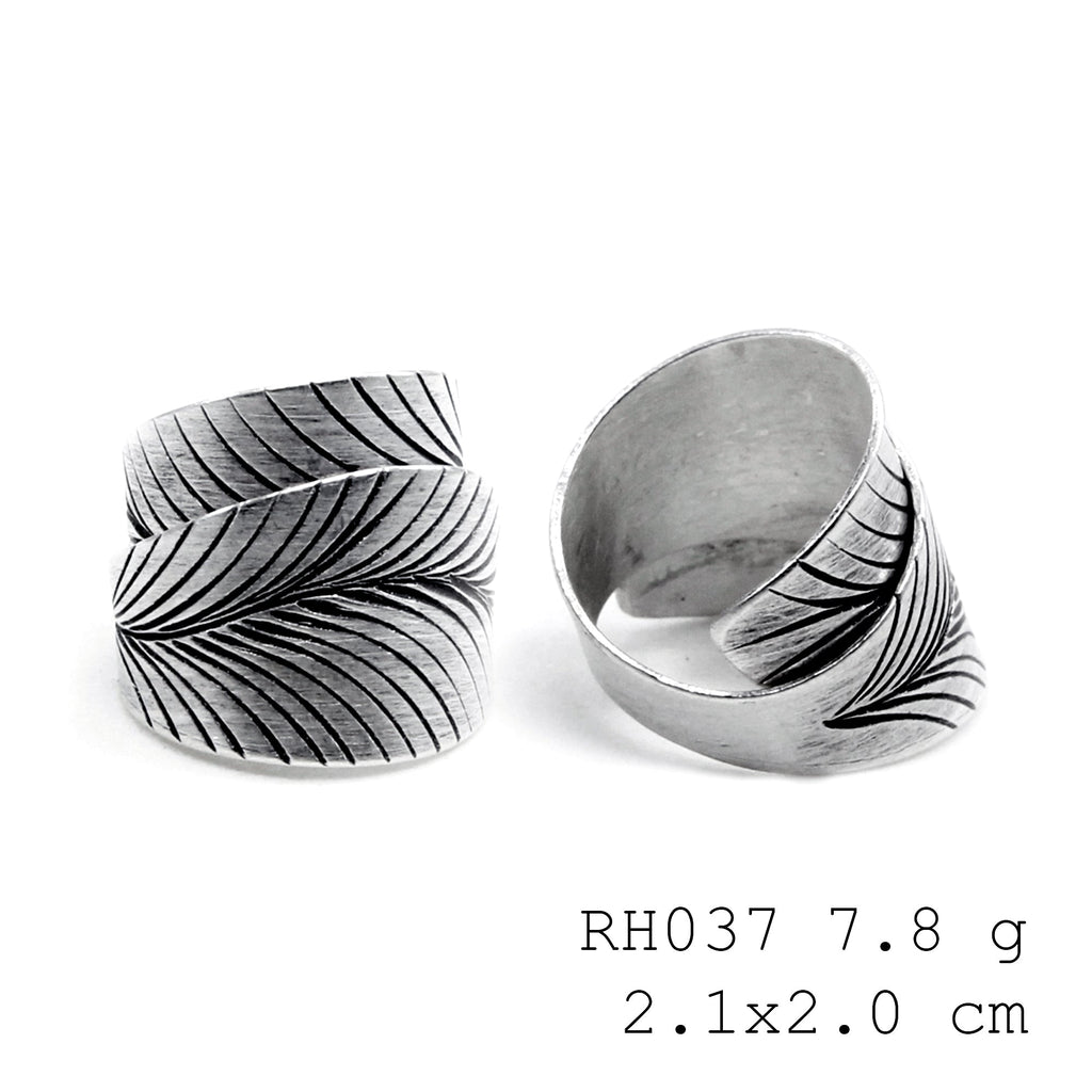 Perfectly imperfect, a handmade silver ring.