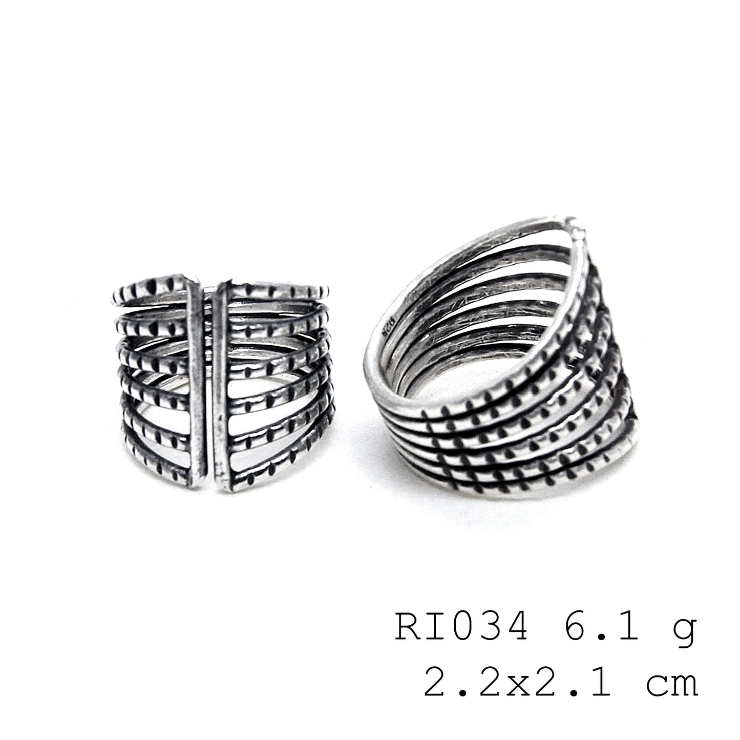 From my hands to yours. This unique silver ring.