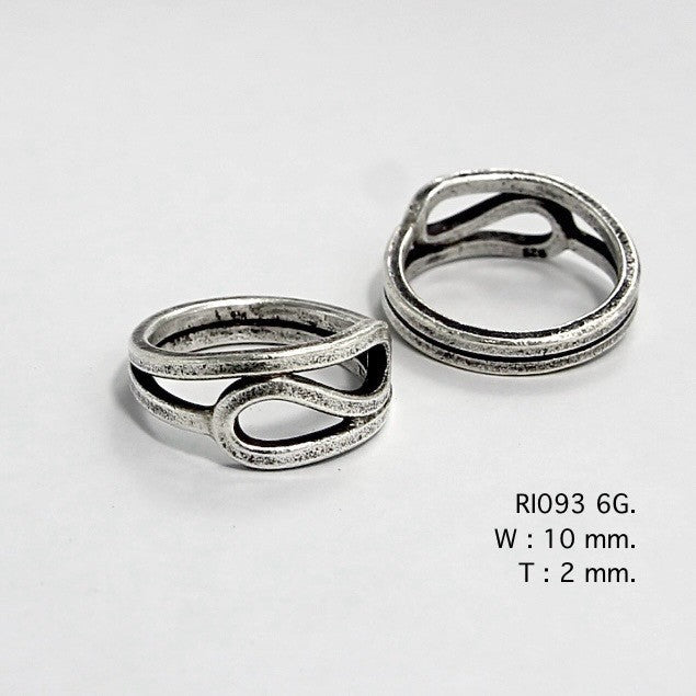Handcrafted perfection. Silver ring.
