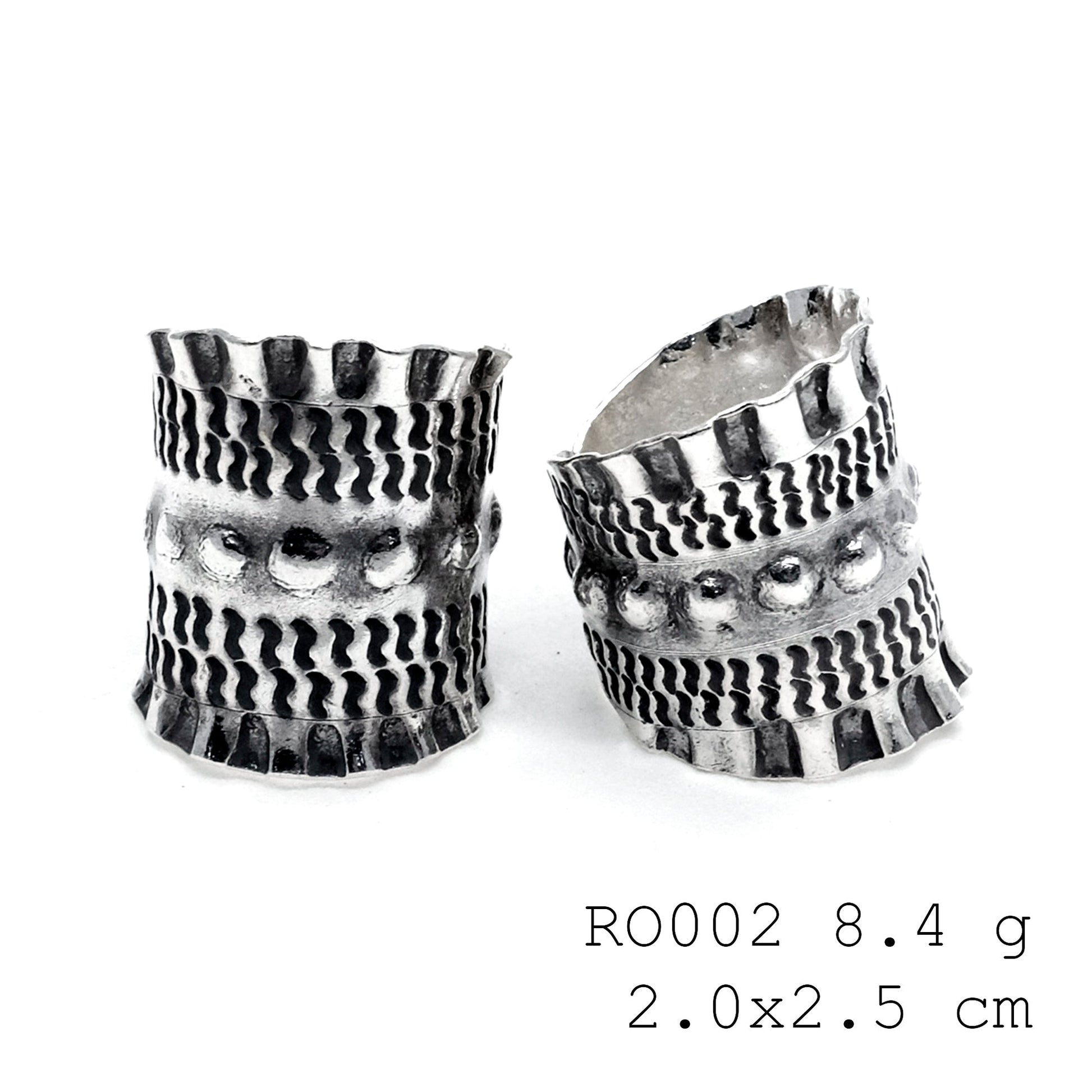 Pure silver for a pure heart silver ring.