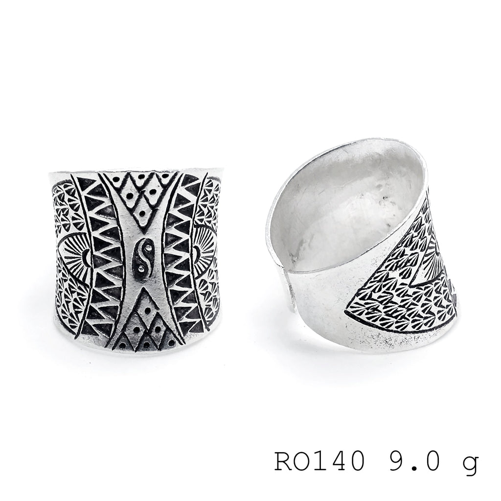 Subtle details make the best silver ring.