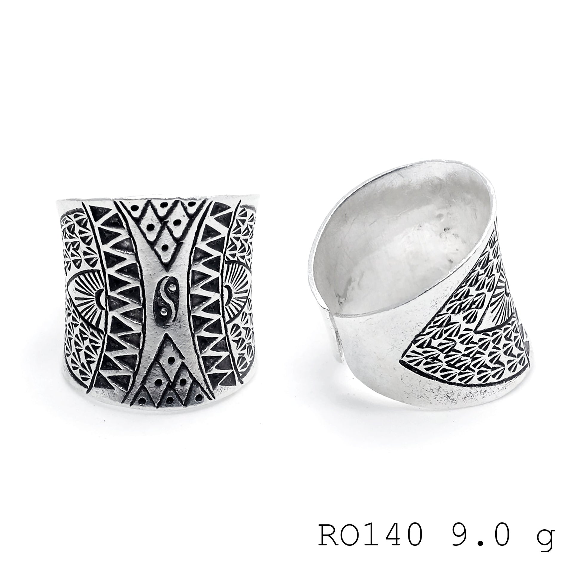 Subtle details make the best silver ring.