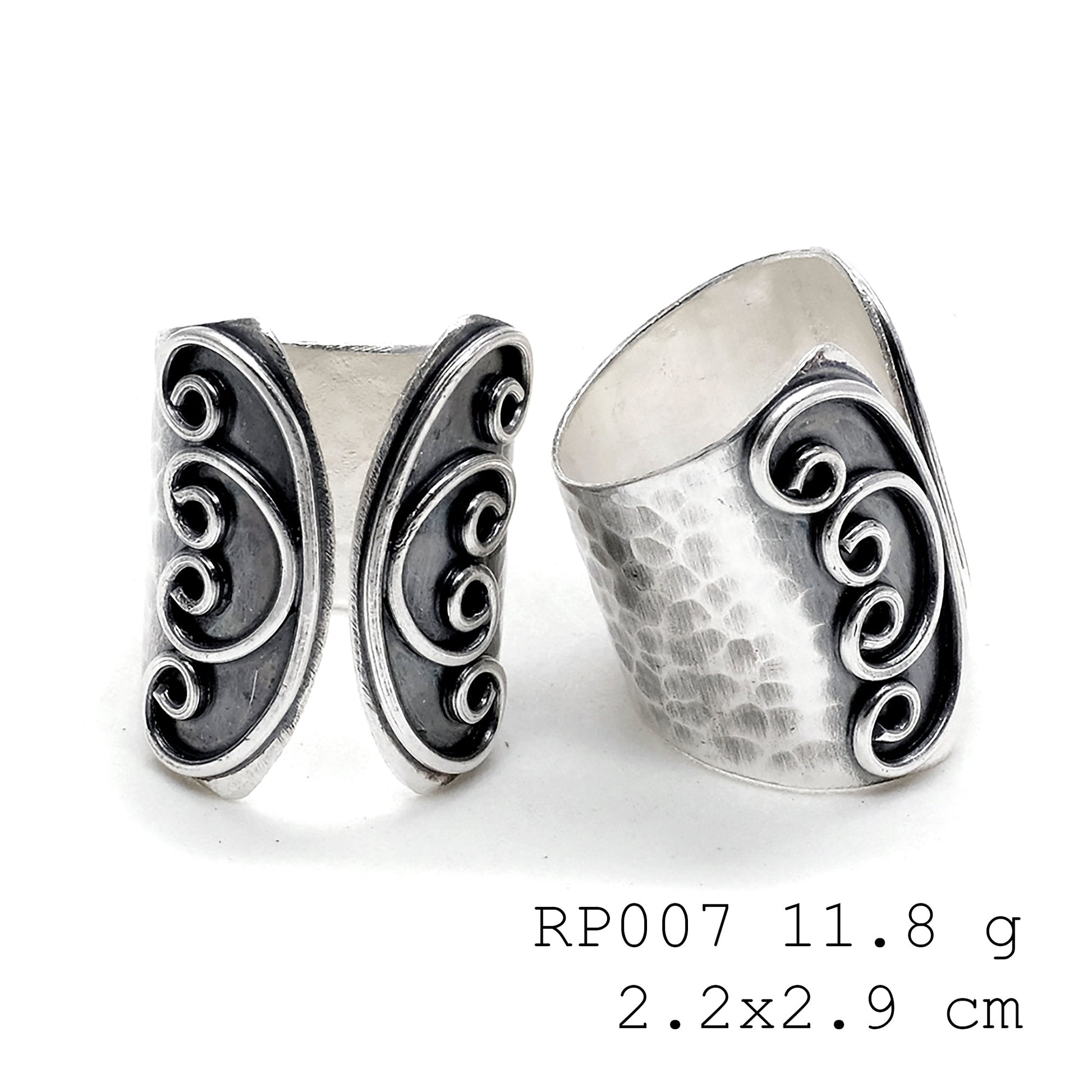 Handmade luxury. A 98% pure silver ring made for you.