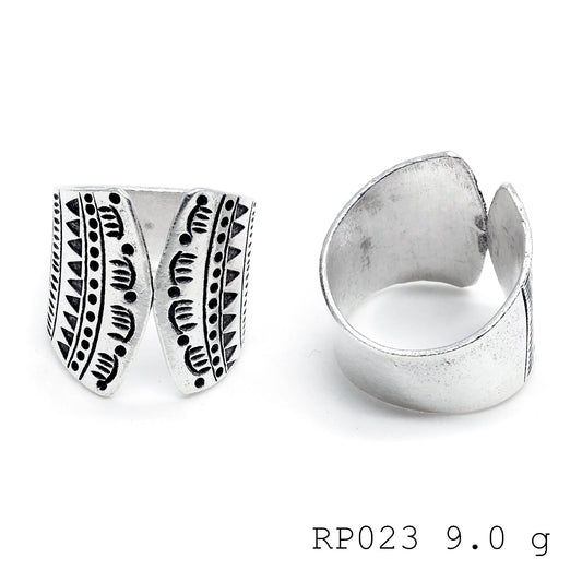 98% Pure. The brightest glow in a handmade silver ring.