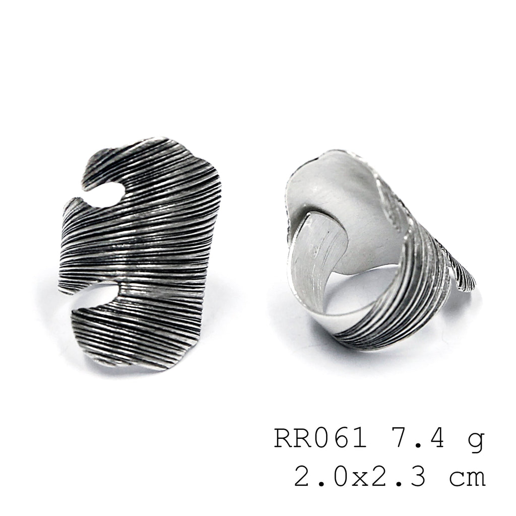 Crafted for you. A high-purity silver ring.