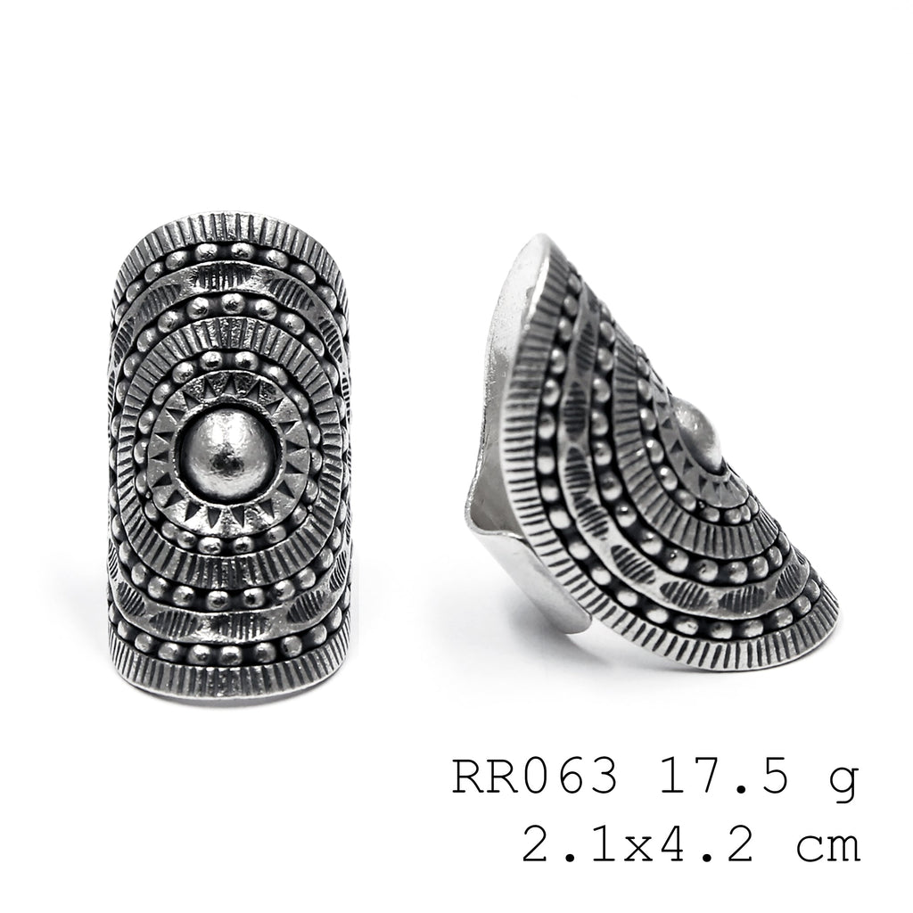 Authentic & pure. A handmade silver ring.