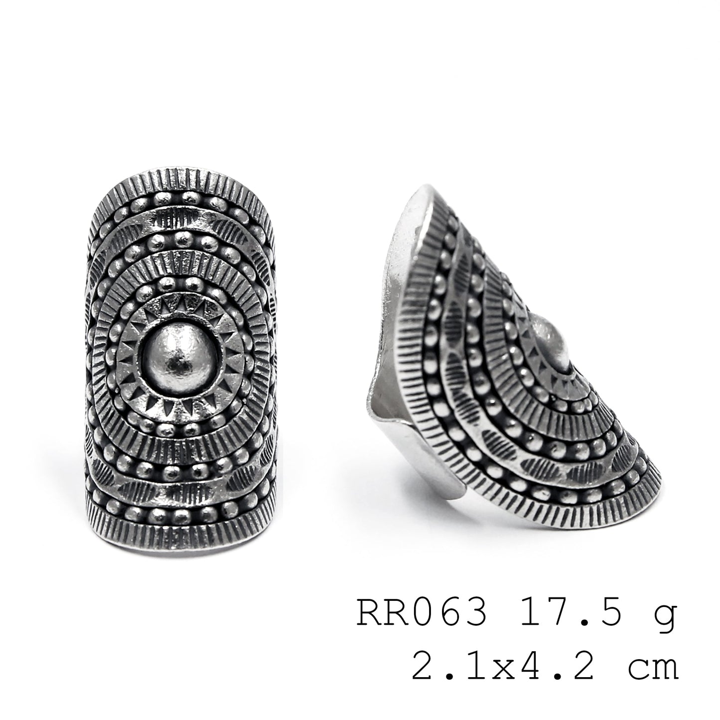 Authentic & pure. A handmade silver ring.