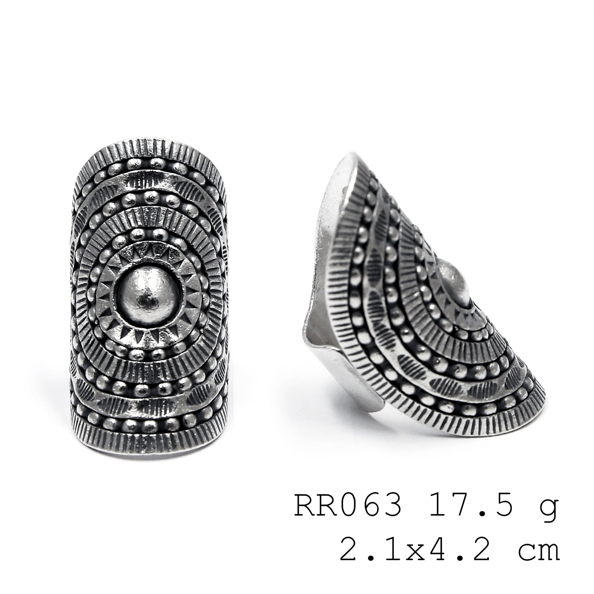 Authentic & pure. A handmade silver ring.