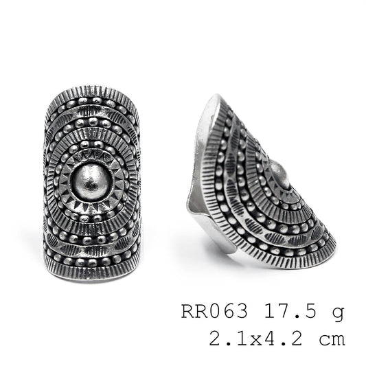 Authentic & pure. A handmade silver ring.