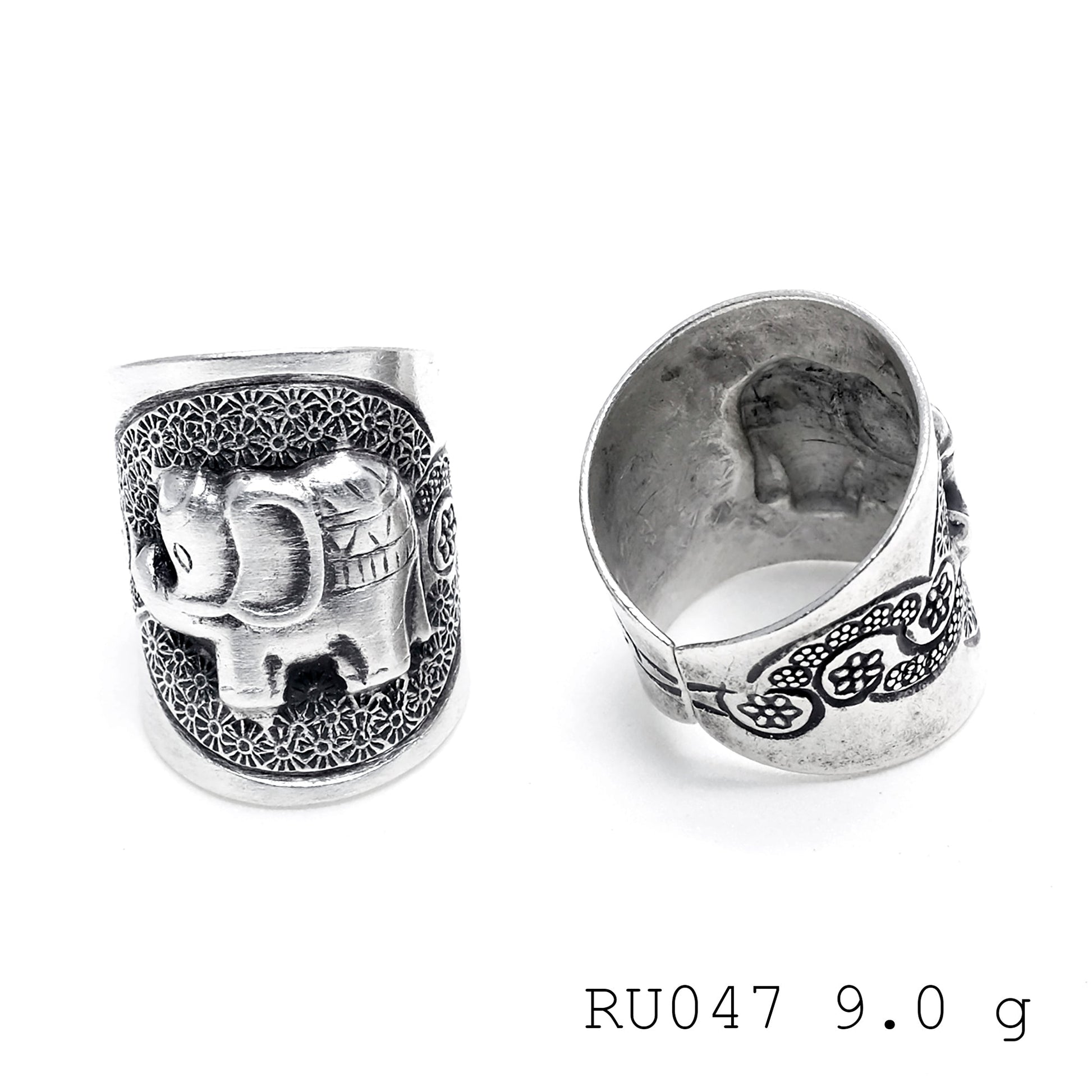 Simply wild. A 98% pure silver ring.