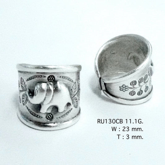 Animal magic. A handmade 98% silver ring.